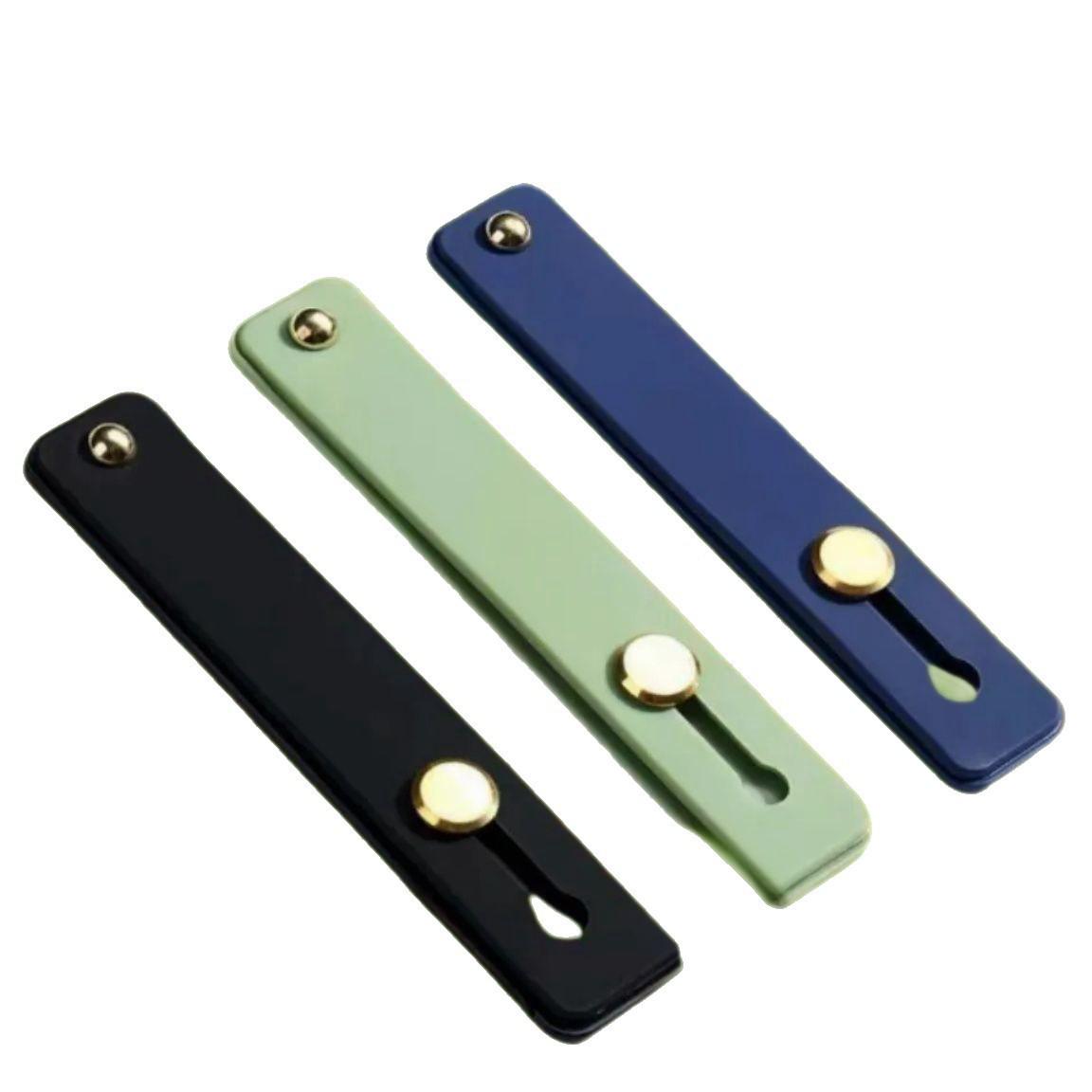 

Universal Retractable Phone Clip with Finger Ring and Adhesive Wrist Strap - Drop-proof Multi-functional Holder