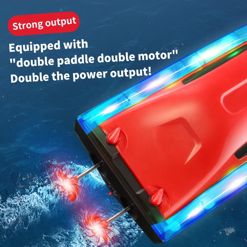 4DRC Remote Control Boat S7 Toy 2.4G High-speed Speedboat Model Electric Yacht Boys And Children Day Gift