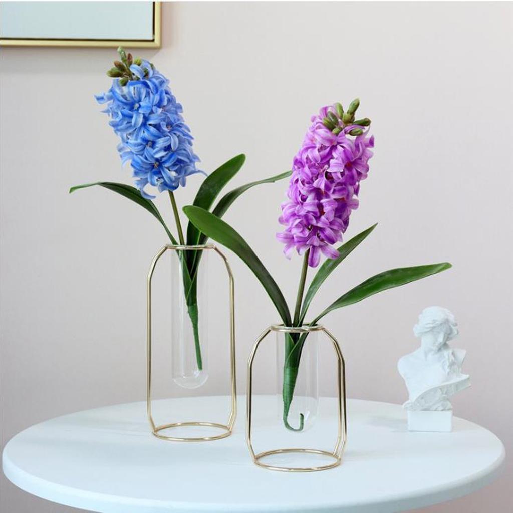Artificial Hyacinth Orientalis PE Multifunctional Artificial Hyacinth Orientalis Bouquet Decor for Kitchen Windowsill