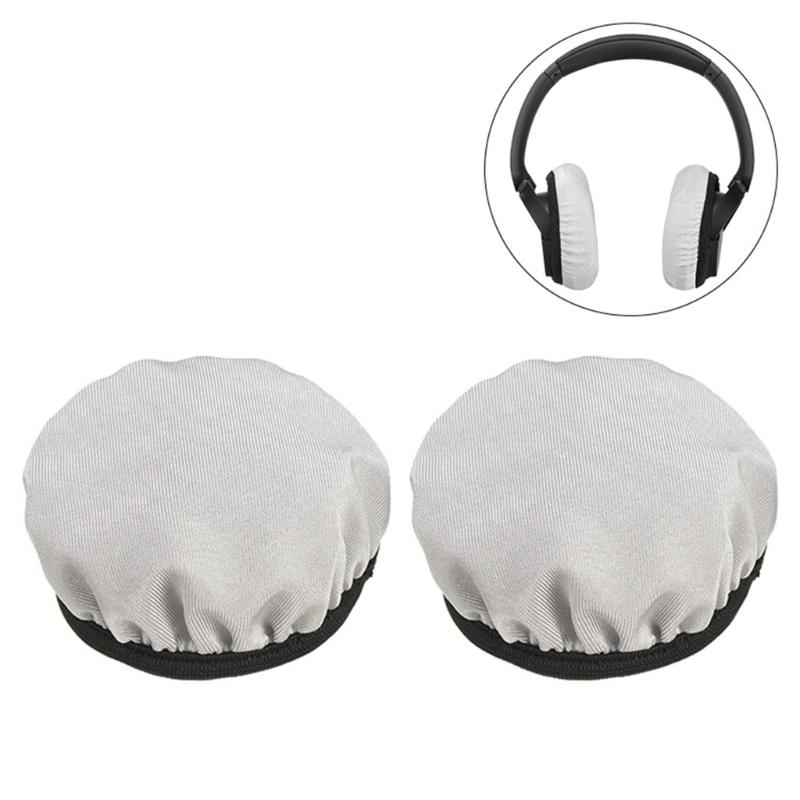 Universal Fit Headphone Dust Covers Reusable Fabric Ear Cups Ear Covers for Aviation, Gaming, and Racing Headsets