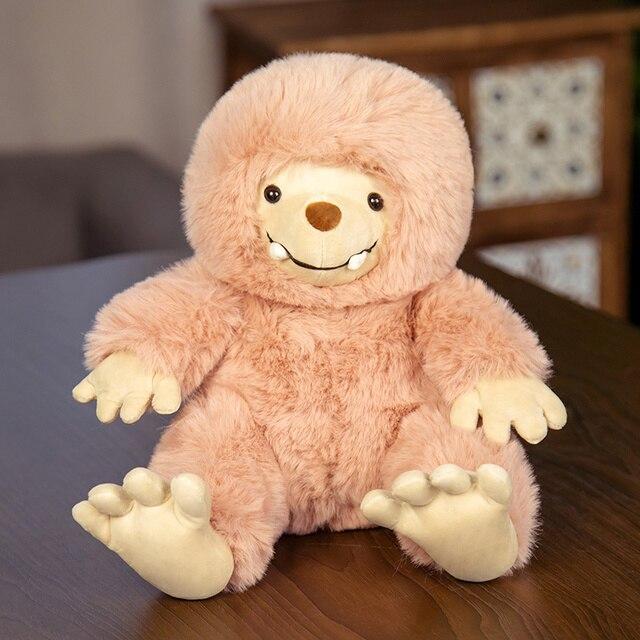 1pc 25cm Adorable Animal Plush Toys Kawaii Bigfoot Dolls Creative Little Monster Plush Pillow For Children Girls Birthday Gifts
