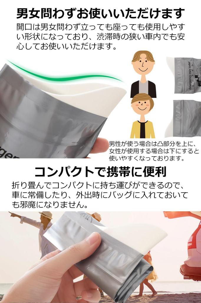 Disposable Emergency Toilet Portable, [Tmwinners] (20)