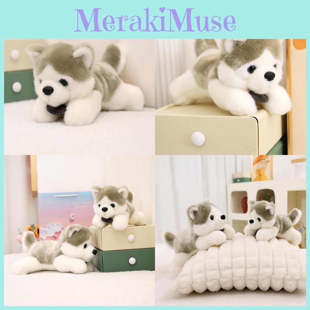 Siberian Charming Plush Husky Dog Stuffed Animal Toy Perfect For Kids Gifts