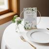 100 Pcs Wedding Cards Thank You Place Setting Wedding Greenery Place Cards 2.6 x 4 Inches for Party Reception Rehearsal Dinner Bridal Shower