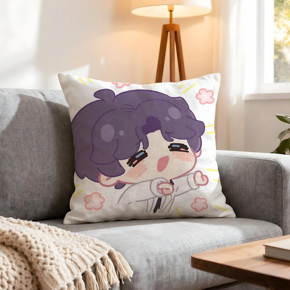 Game Love And Deepspace Cushion Cover 1Pcs Decorative Covers Soft Cushion Case For Sofa Couch Decor 40X40 45X45 Pillowcases