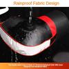 1 Pair Winter Motorcycle Handlebar Muffs Windproof Rainproof Thermal Insulation Thick Warm Grip Cover for Scooter Bike Riding