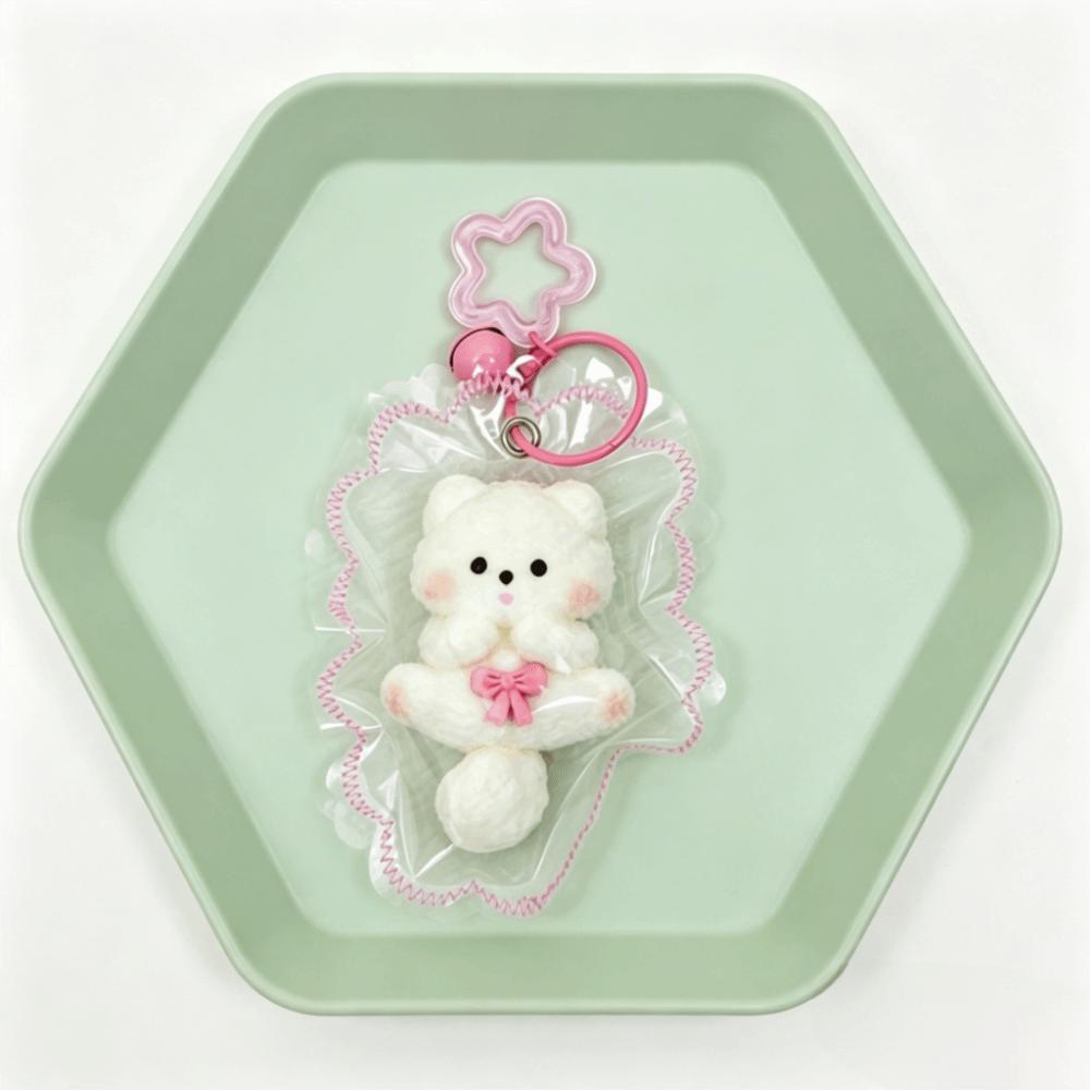 Squishy Pendant Kitty Squishy Keychain Soft Mochi Cat Fidget Toy  Desktop Decor