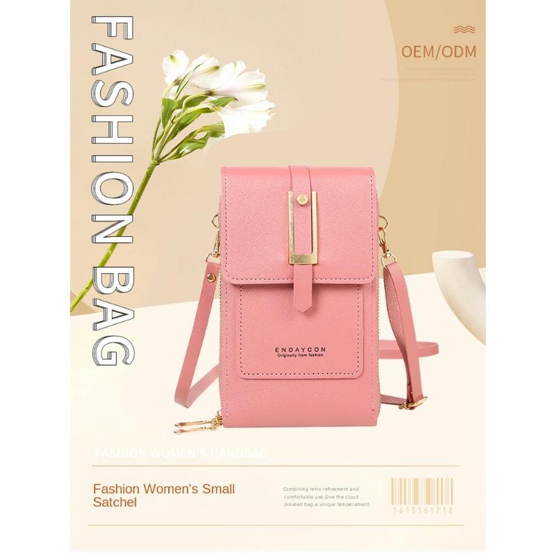 Women Bags Soft Leather Wallets Touch Screen Cell Phone Purse Crossbody Shoulder Strap Handbag for Female Cheap Women's Bags