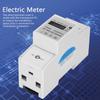 XTM35S 220V Digital 2P Din Rail Electric Meter Electronic KWh Meter