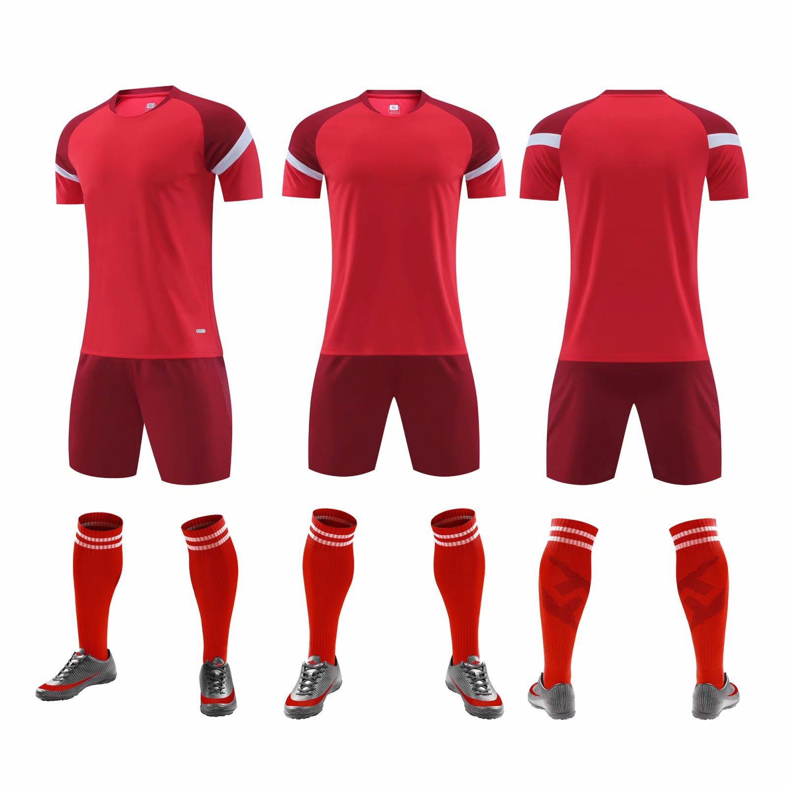 

Football Suit, Breathable Sweat-Absorbing Sports, Football Match Training Suit, Adult Children S Football Suit, Personalized Print kids 3xs (height 120-130cm) красный
