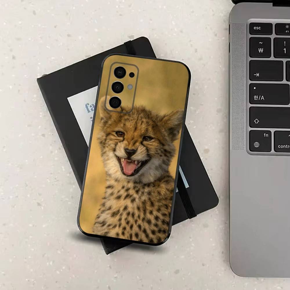 Cool Leopard  For Samsung Galaxy A73,31,8,9,52,J7,22,Note,72,41,71,53,32,Soft Black Silicone Cover Case