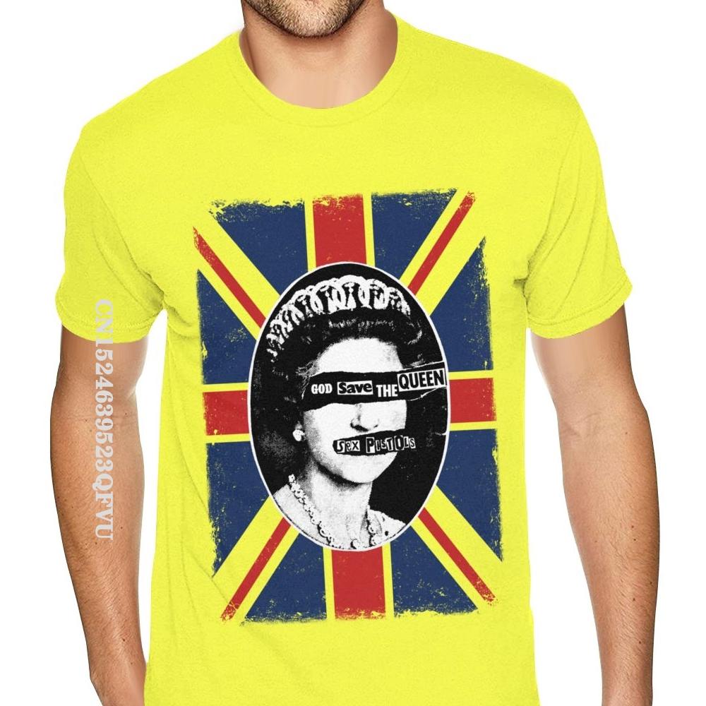 Sex Pistols Tee God Save The Queen Cotton Boys Make Your Own Top T-shirts Normal Brand Mens Tops T Shirt Normal Cotton