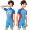 Kids 2.5mm Short Sleeve Full Wetsuit Snorkeling Swimming Surfing Diving Warmth Protection Chloroprene Neoprene