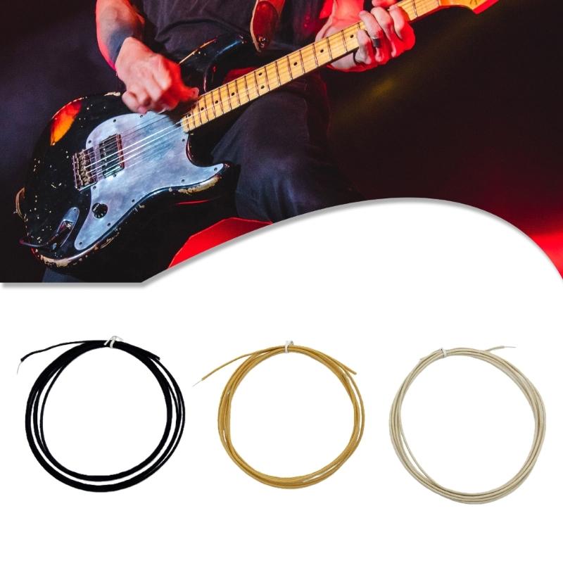 Heavy Type Instrument Cable Copper Core For Signal Loss Anti Statics Shielding Cotton Wrap with Electric Guitars