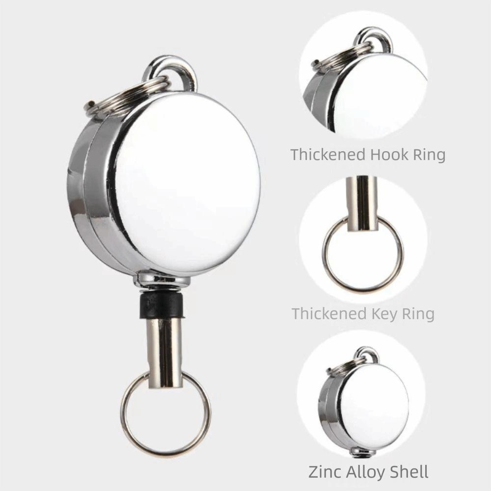 High Elasticity Retractable Key Chain Telescopic Telescopic Key Chain For Home Car Key