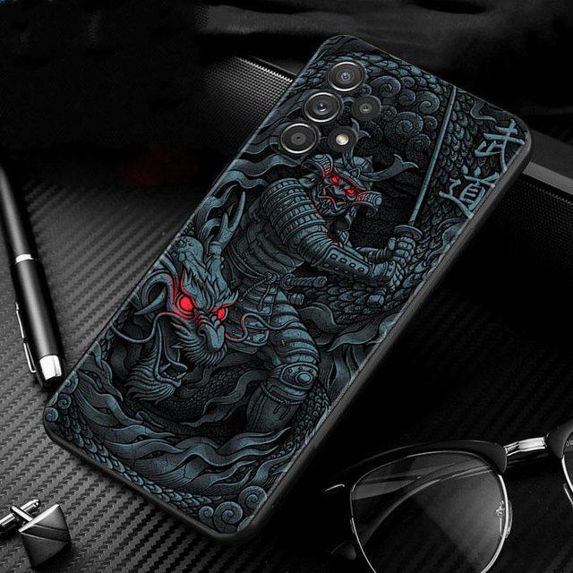 Samurai-fodral för Samsung Galaxy A51 A71 A01 A11 A21 A21s A31 A41 A72 A52 A42 A32 A22 A12 A02 A02s F42 telefonskal