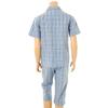Wakoru Couple Pajama Cotton Yarn Dyed Check Wpa7150w+wpa7150m
