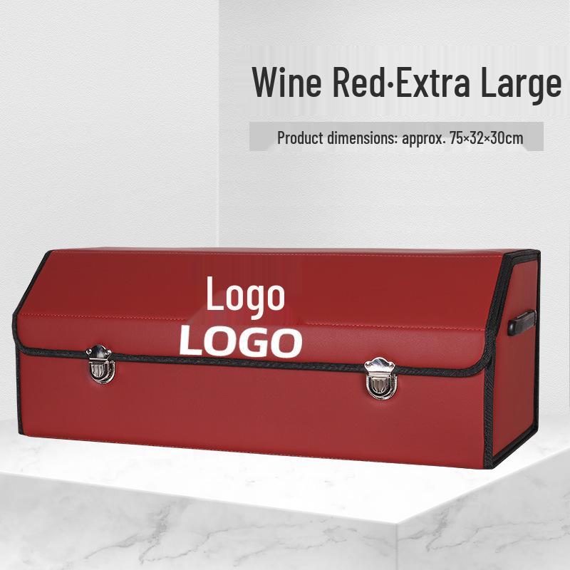 Multi-functional Leather Car Trunk Organizer and Storage Box