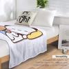 Panda- und Brownie-Bär-Pärchen-Überwurfdecke, niedliche Decke, karierte Decke für Babys