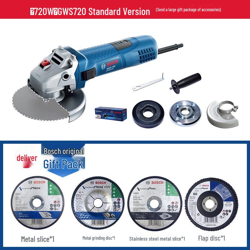

Ручна кутова шліфмашина Bosch GWS800: Різання, пазування та полірування з 1-річною гарантією.