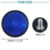 ACROPIX Screw Mounted Reflective Warning Reflector Circular Reflector - Set of 4