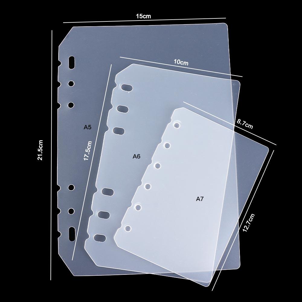 Page A5 A6 A7 B5 A4 Loose-leaf Divider Notebook Divider Planner Separator Binder Organizer Divider
