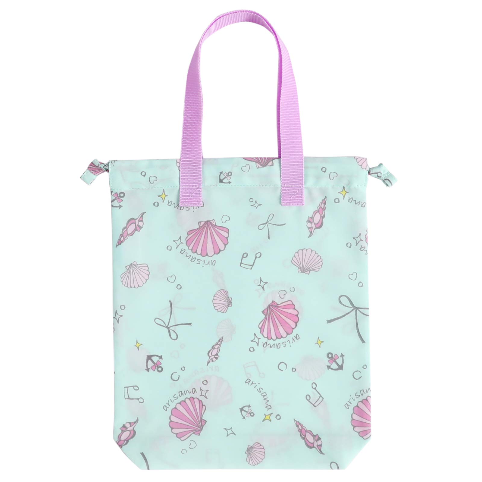 

Сумка для обуви для обуви для помещений на шнурке цвет ракушки D [Arisana] Дети, Девочки, Чехол, Чехол, Сумка, D. Мята,