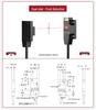 Ultra-Thin Anti-Interference 24V NPN Infrared Photoelectric Sensor with Normally Open Diffuse Reflection Switch