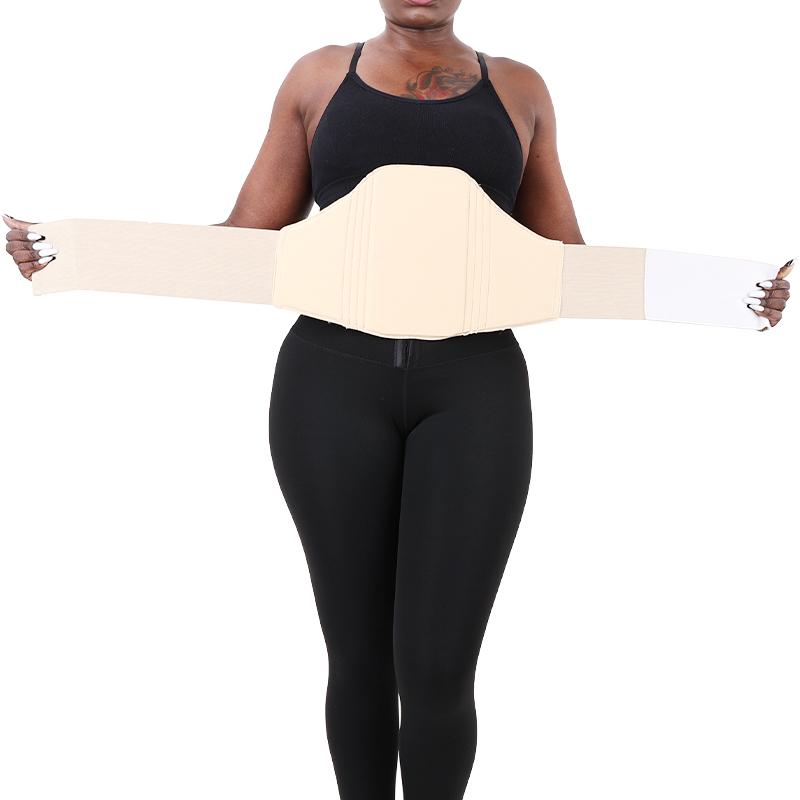 New Style Postpartum Recovery 360 Lipo Ab Board Bodysuit Tummy Control Back Support Belt Breathable Post Surgery Compression