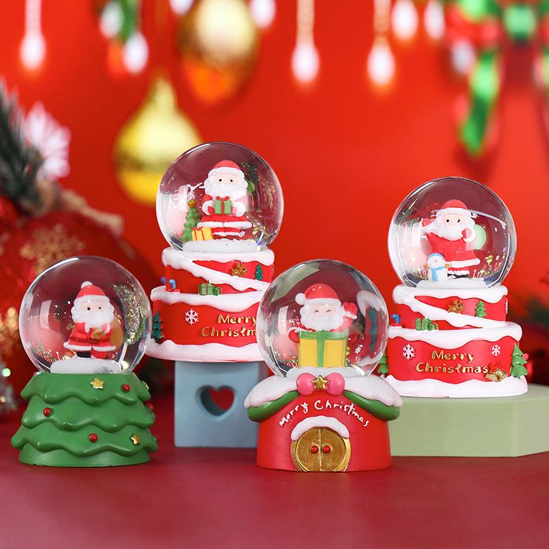 45cm Snow-Flocked Christmas Tree Set with DIY Ornaments - Perfect for Holiday Decor
