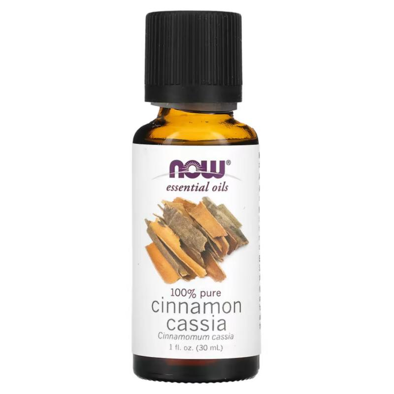 Now Foods Pure Essential Aroma Oil Cinnamon Cassia Regular Oil, 30ml, 1 pcs