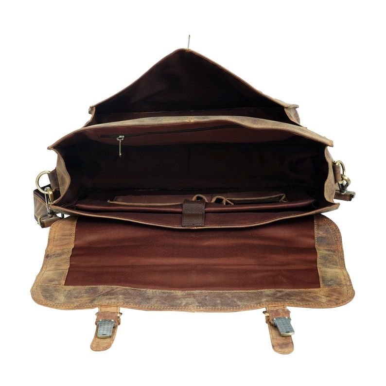 Personalizovaná aktovka z pravé buvolí kůže Laptop Messenger Taška Počítačová brašna Ručně vyráběné tašky pro muže taška přes rameno taška do školy Velká