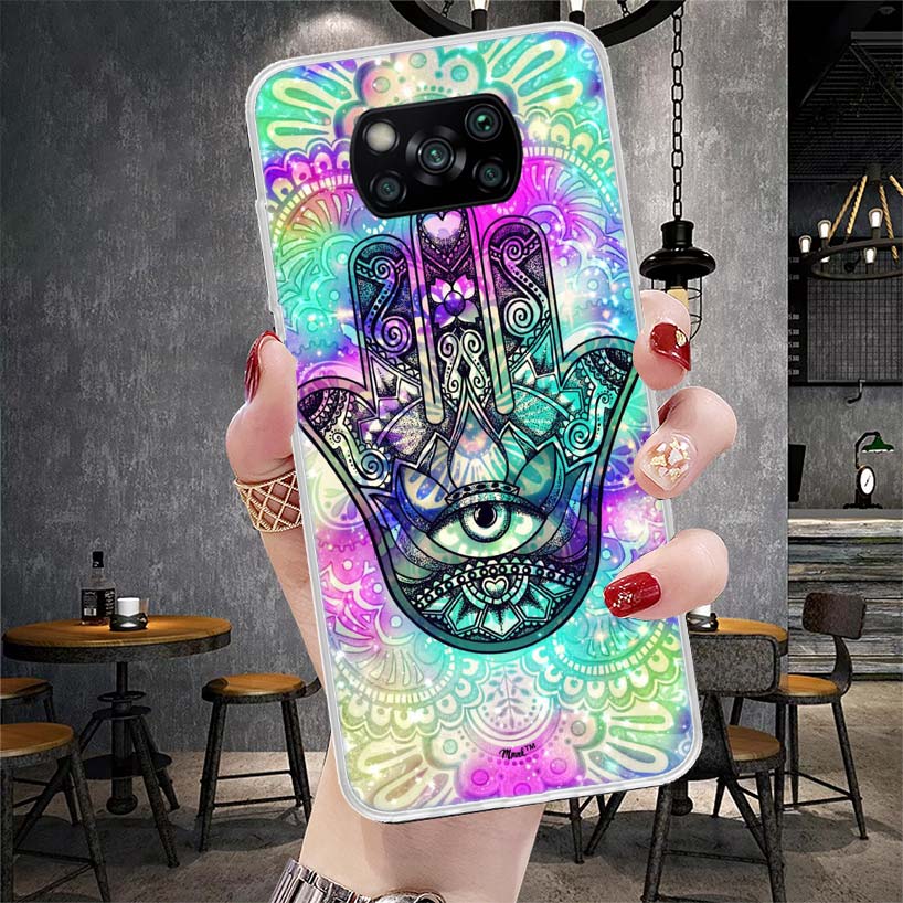 Totem Mandala Colorful Flower Soft Phone Case For Xiaomi Redmi 15C 15 13C 13 Poco X5 X6 X7 F7 Ultra M7 12C 12 10 10C 9C 9A 9T 9