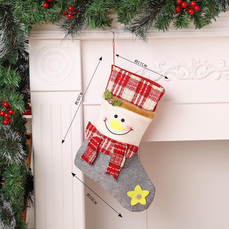 Christmas Eve Gift Bag: Snowman & Santa Candy Packaging for Kids