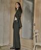 Kkeulle Wool Twill Setup Pants_Deep Khaki