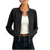 Damen Lässige Mode Langarm Locker Geschnitten Kragen Jacke, Vielseitige Alltags Oberbekleidung