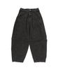 CARGOBROS Curved Line Washed Denim Pants (Black)
