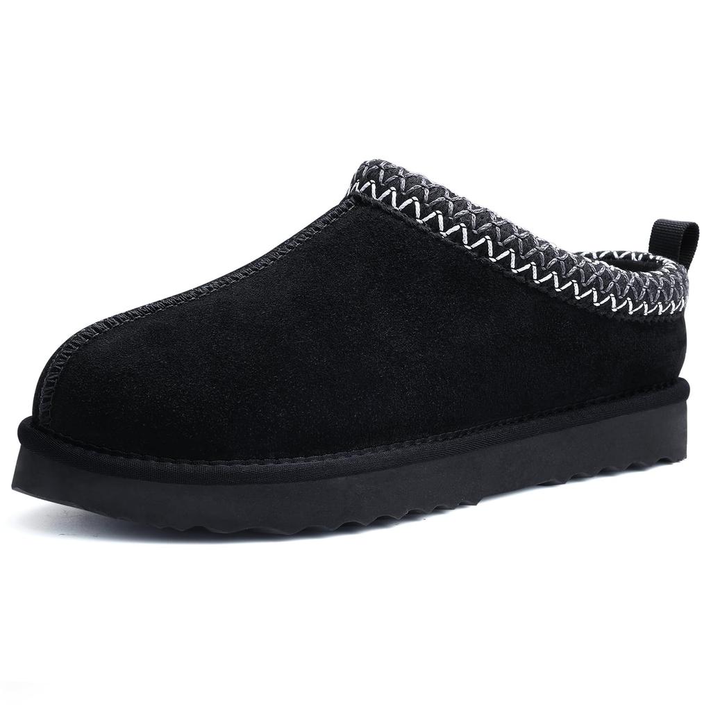 Fashion Comwarm Winter Genuine Suede Snow Boots Warm Women Fuzzy House Slippers Water Resistant Women Fur Slippers Soft Fur Ankle Boots