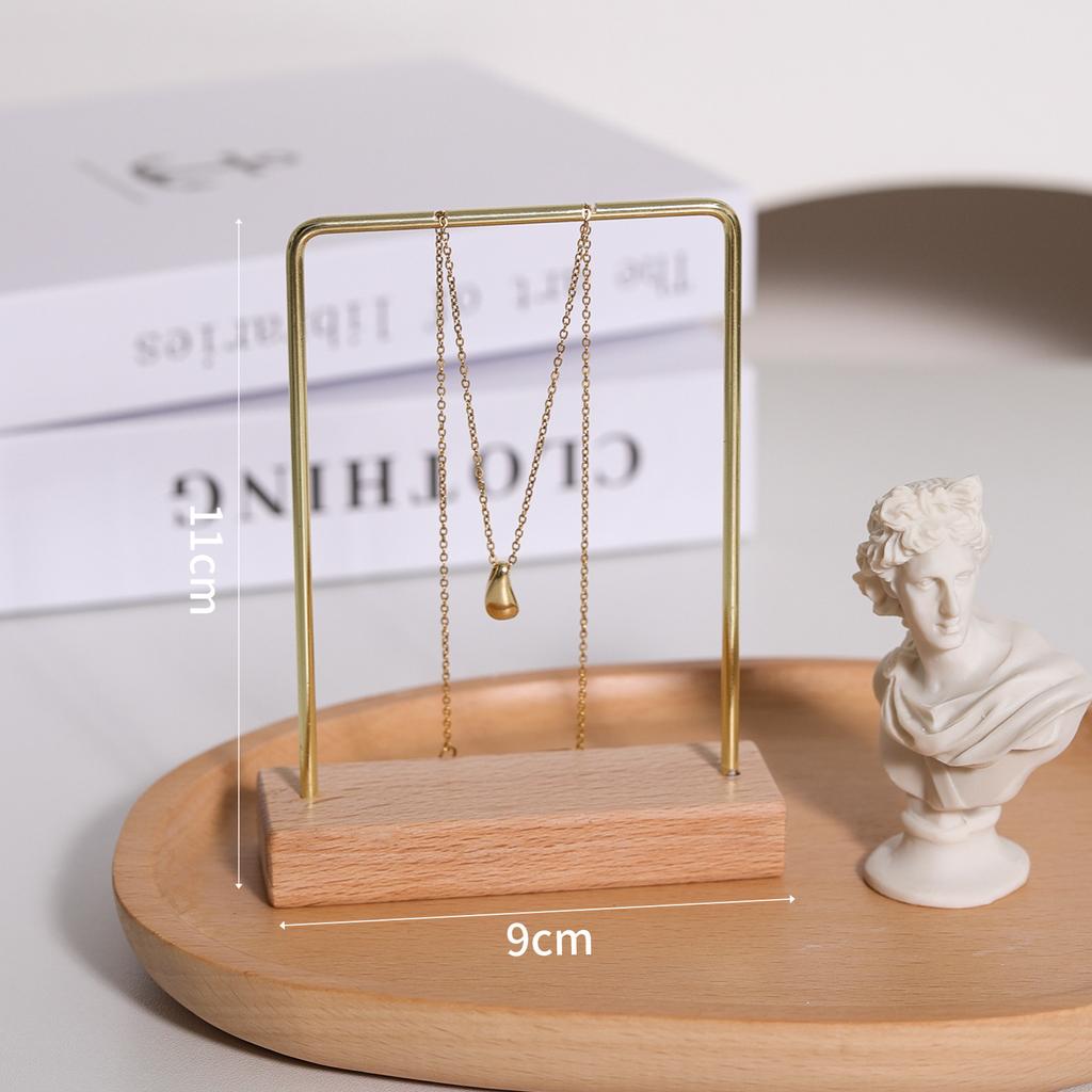 Stojak na biżuterię, bransoletka, kolczyki, naszyjnik, stojak na drewnianą podstawę, organizer na biżuterię, akcesoria do zdjęć, dekoracja domu