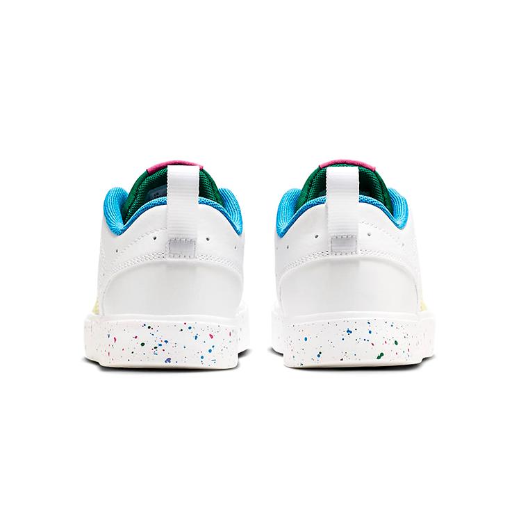Jordan Serie ES ALT Resistentes al Deslizamiento Resistentes a la Abrasión Caña Baja Zapatillas de Skateboarding para Niños Blanco DZ5535-100