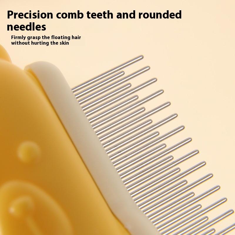 Dog Cat Grooming Comb Short And Long Teeth Massage Comb For Matted Hair Knots Removal Pet Deshedding Supplies