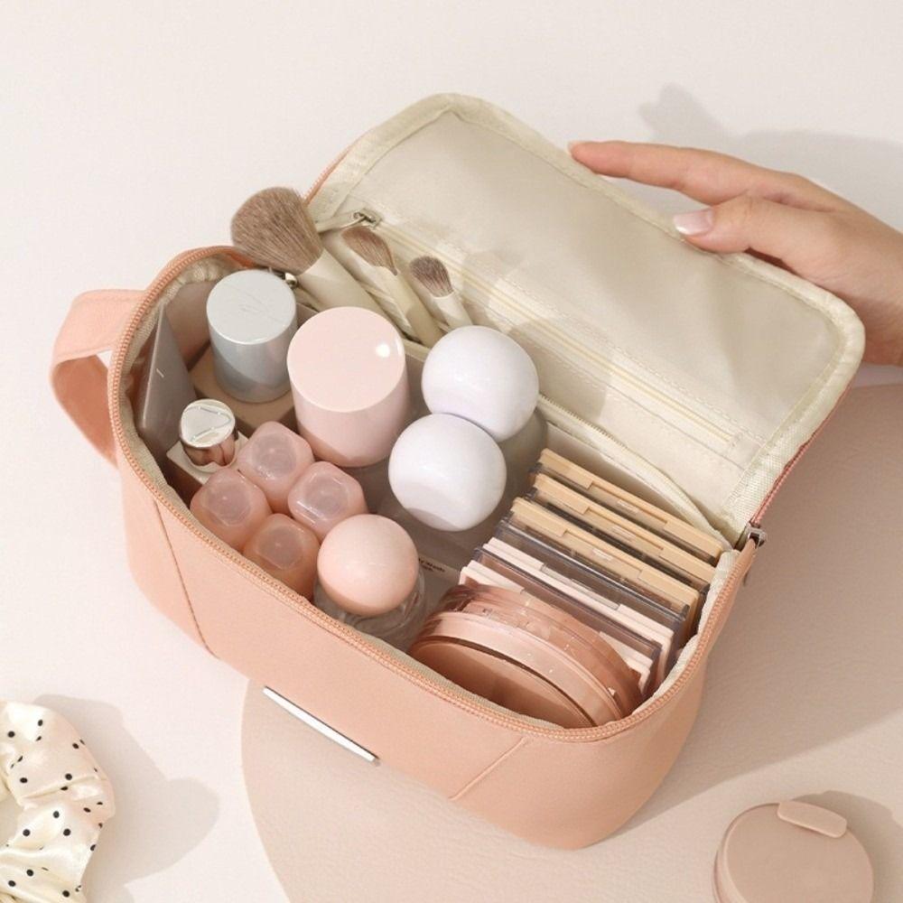 Waterproof Cosmetic Storage Bag Multi-pocket Toiletry Bag Makeup Bag  Brush Organizer
