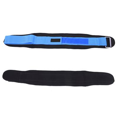 Unisex Weightlifting Waist Supporter Protector Belt Elastic Brace Sports Running Squats Blue XL