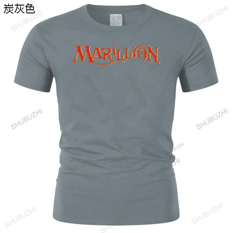 ZheXiong TEE Marillion T-shirt Britse Rockband Logo T-shirt EU Maat Ronde Hals Ademend Hoge Kwaliteit Korte Mouw Katoenen T-shirts 3XL