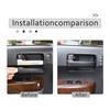 Matte Black Inner 4-Door Handle Cover Trim For Toyota Tundra 2007-