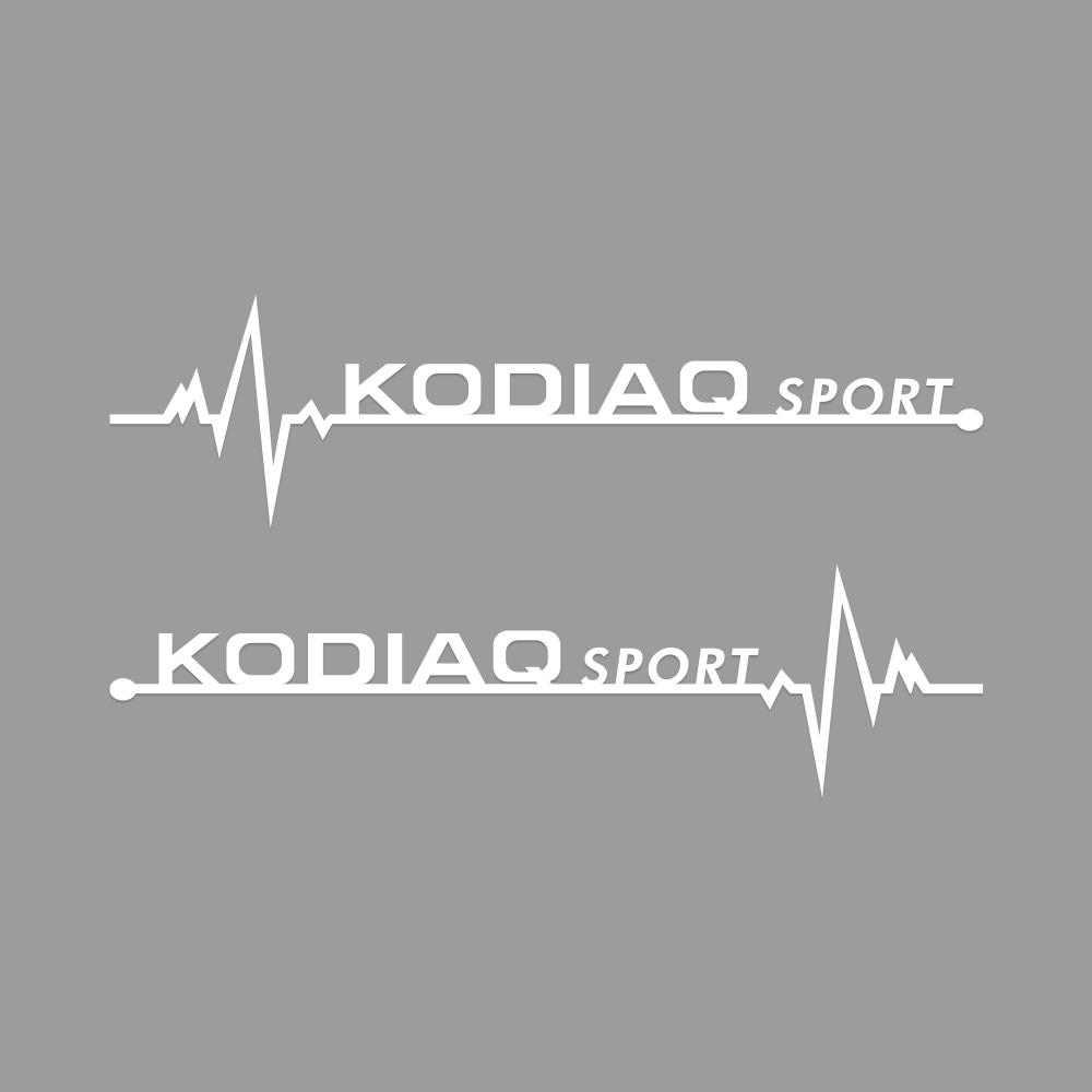 Car Styling Sticker 2PCS Side Window Creative Decorative Decals for Skoda Octavia Rapid Fabia Superb Kodiaq Scala Karop Kamiq