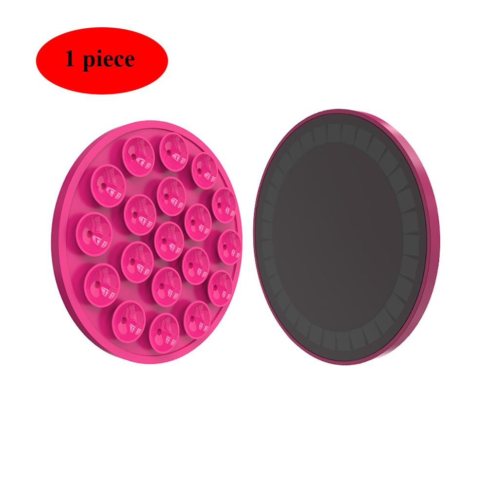 Multi Functional Magnetic Phone Holder with Silicone Suction Cup Portable Handheld Person Stand For Magsafe iPhone 16-12 Mount
