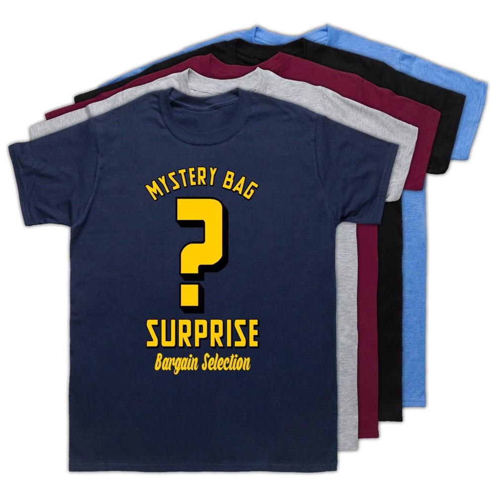Mystery Bag Surprise Bargain Selection Pack Of 5 Random Lucky Dip Mens T-Shirts L