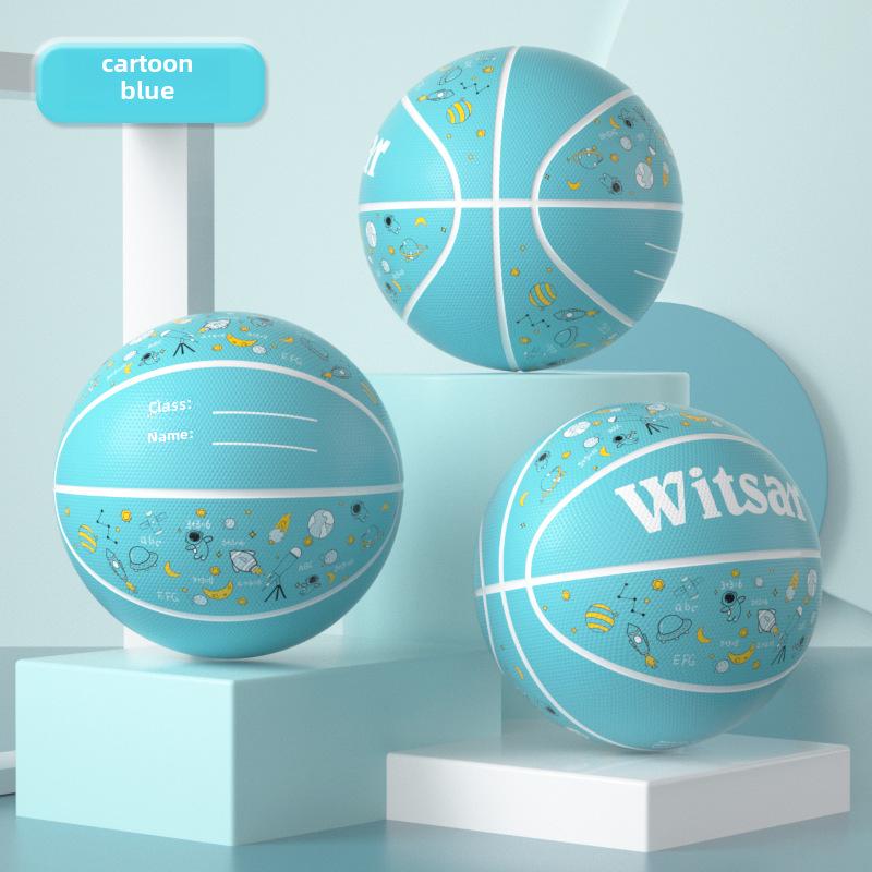 Mingi de baschet din piele pentru copii pentru începători - Mărimi 3 la 7, Ideale pentru elevii de grădiniță și școală primară