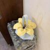 Bow Printed Flower Drawstring Handbag Polyester Storage Bag Vintage Polka Dot Tote Bag  Shopping